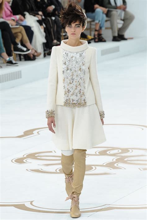 chanel 2014 wool dress|Chanel fall 2014 collection.